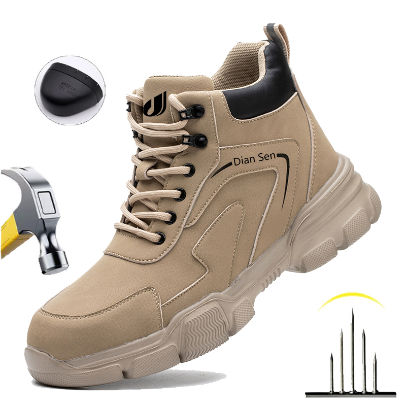 Tablet Accessories Aesthetic - Mens Work Boots Steel Toe Shoes