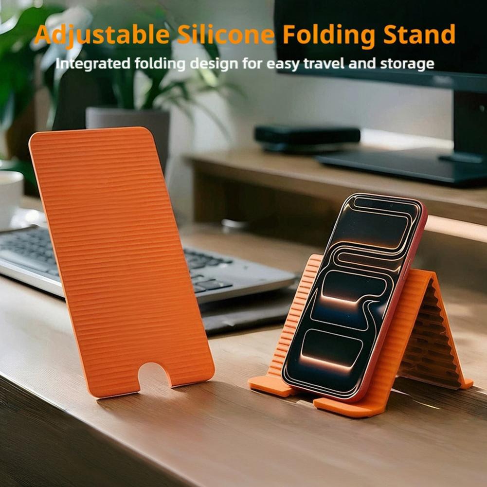 Tablet Ipad Accessories - Flexible Foldable Silicone Phone Holder For