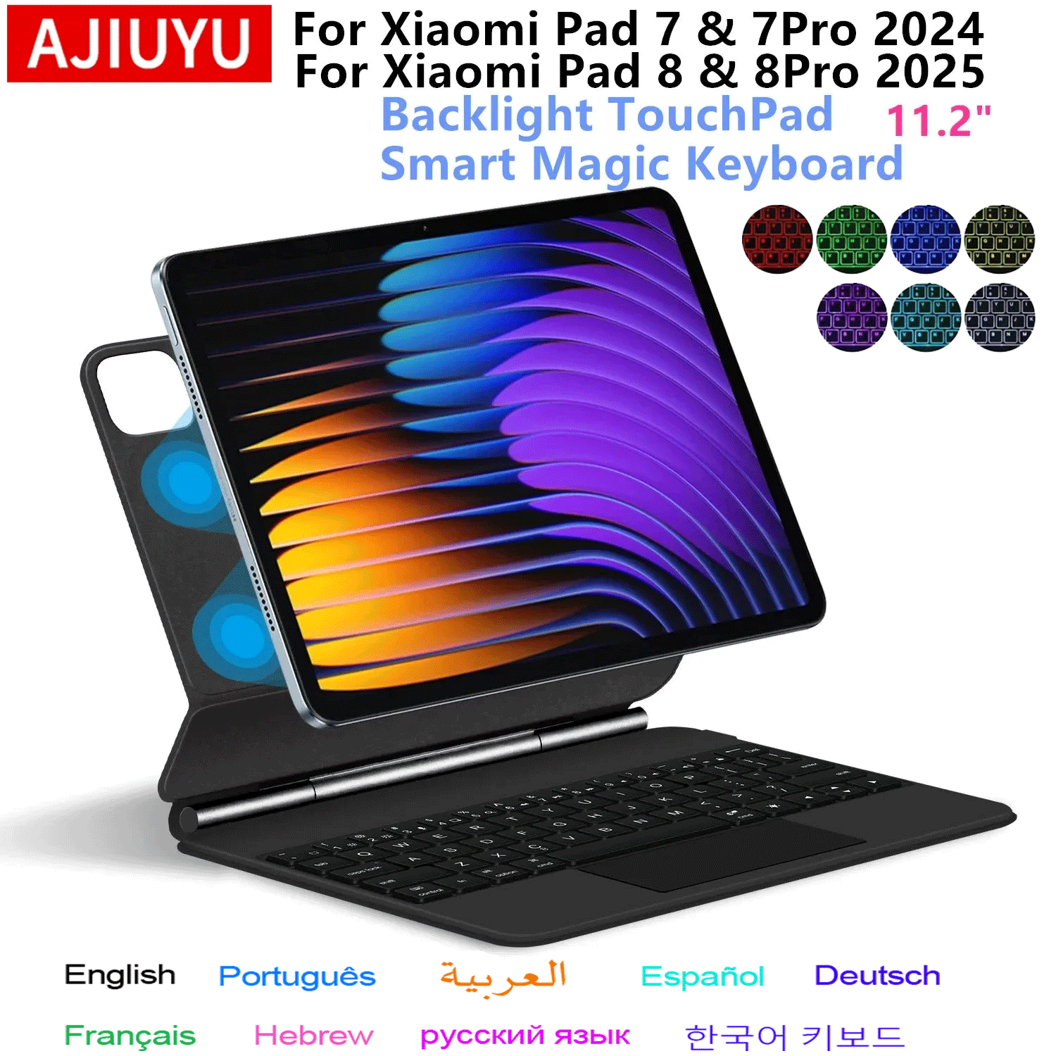 Tablet Keyboard Case - Magic Keyboard Folio For Xiaomi Pad