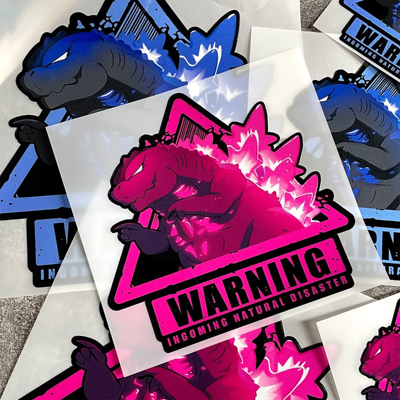 Tablet Accessories - Hot Selling Car Stickers Monsters Godzilla