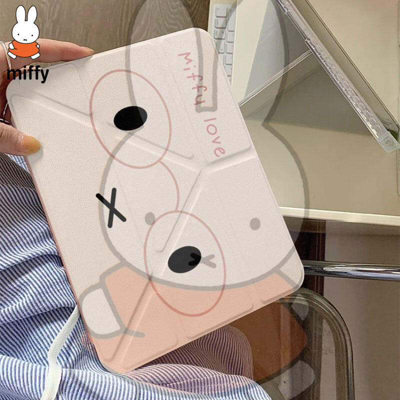 Tablet Accessories Case - Cartoon Miffy Ipad Tablet Protective Case