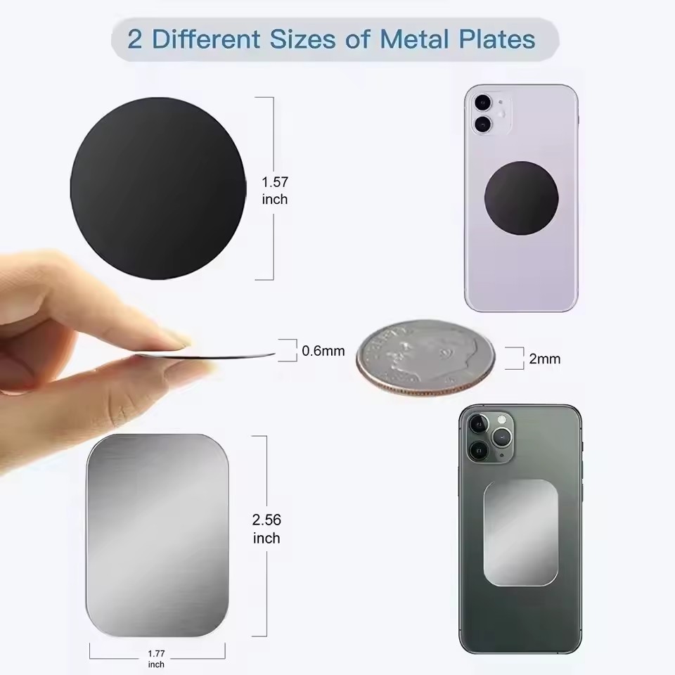 5/10pcs Magnetic Metal Plate D - Car Accessories Tablet Holder 评论和价格