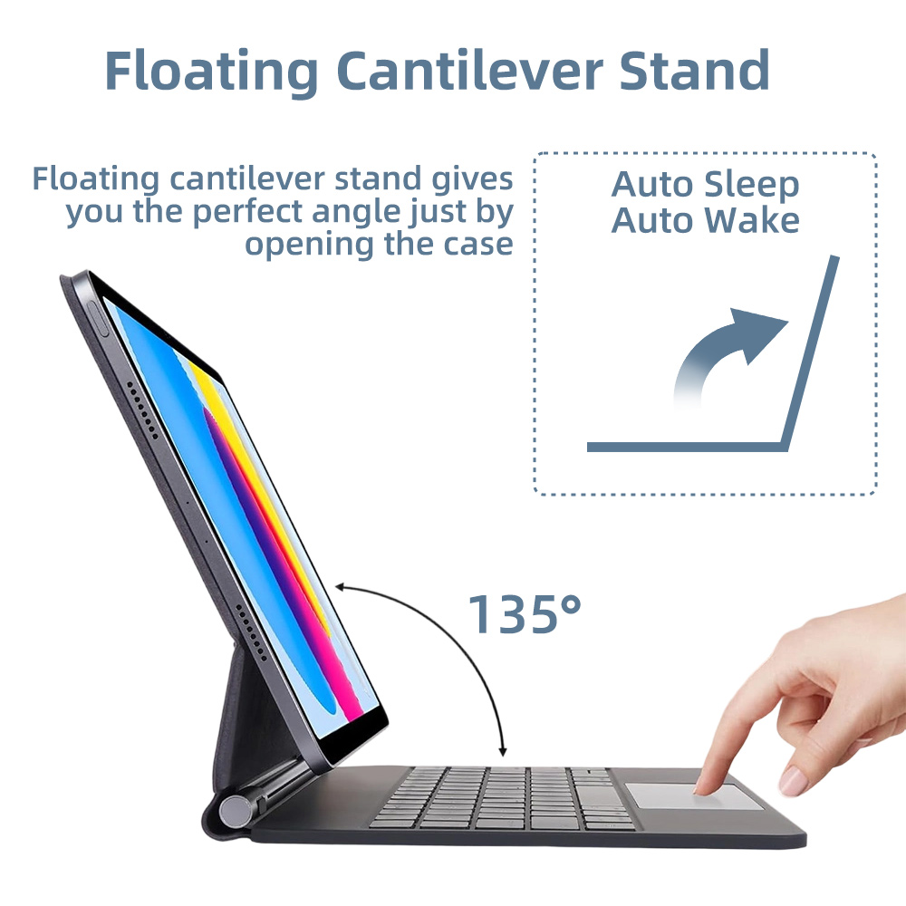 2026 Magic Keyboard with Bluet - Tablet Keyboard Case 评论和价格