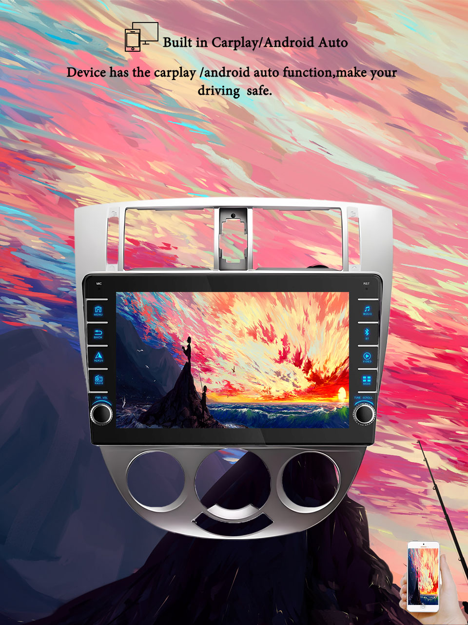 8G+128G Android 14 For Chevrol - Tablet Danish Mobile & Accessories 评论和价格