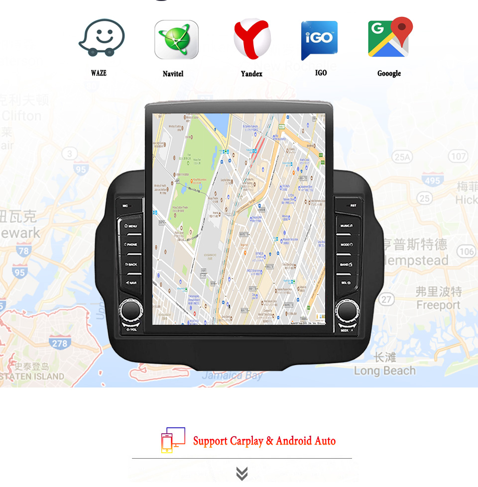 8G+128G Android 14 For Jeep Re - Tablet Danish Mobile & Accessories 评论和价格