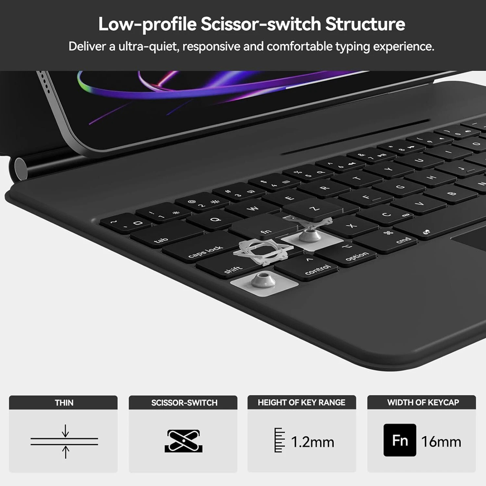 Bluetooth Magic Keyboard Case  - Tablet Keyboard Case 评论和价格