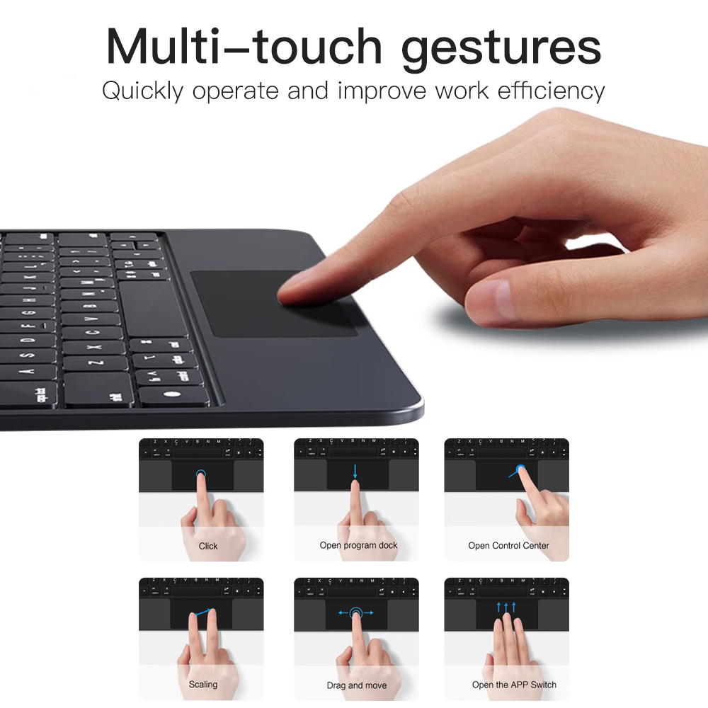 Magic Keyboard With Touch Pane - Tablet Keyboard Case 评论和价格