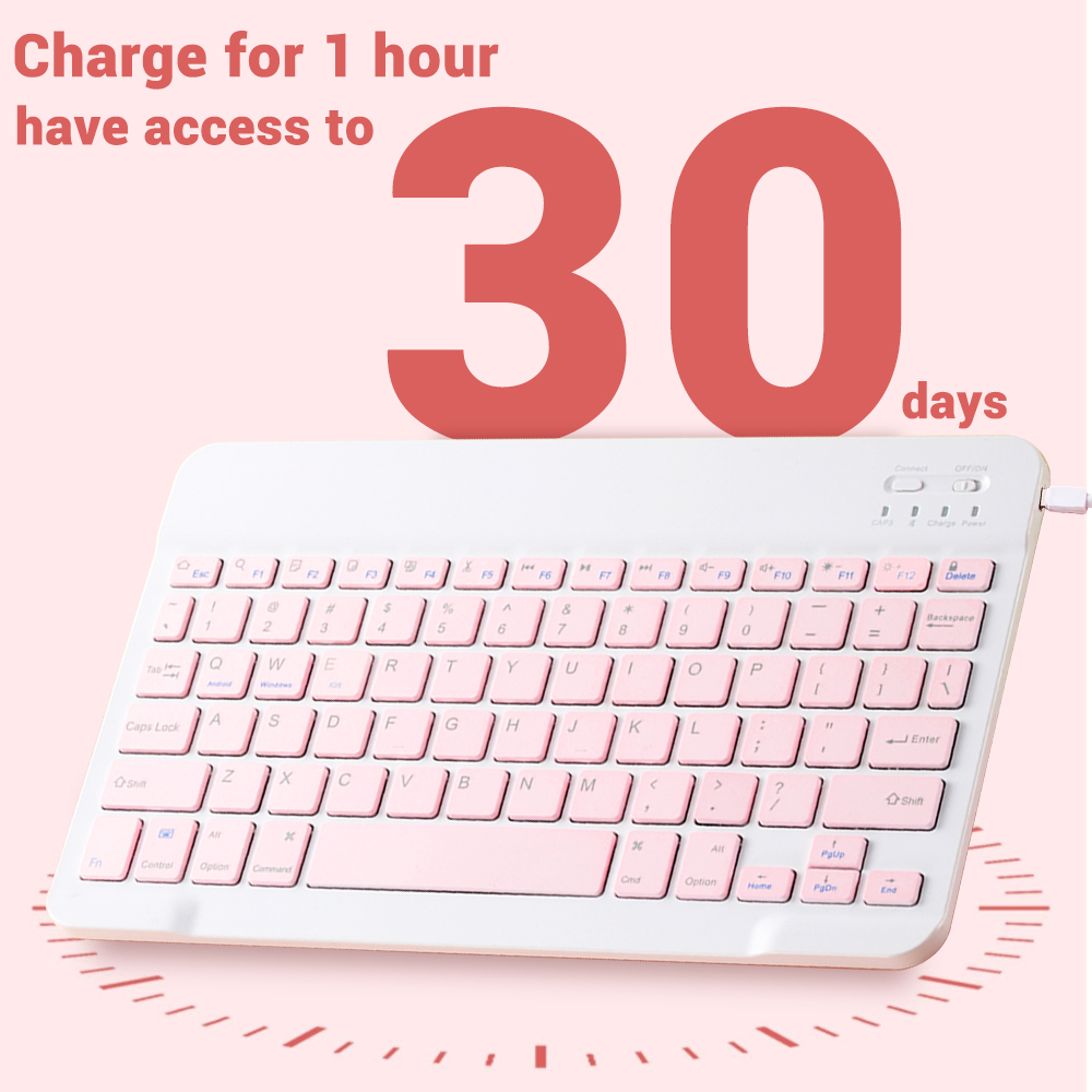 Mini Wireless Keyboard Bluetoo - Tablet Accessories Kit 评论和价格