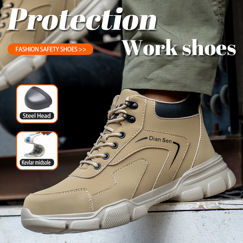 Mens Work Boots Steel Toe Shoe - Tablet Accessories Aesthetic 评论和价格