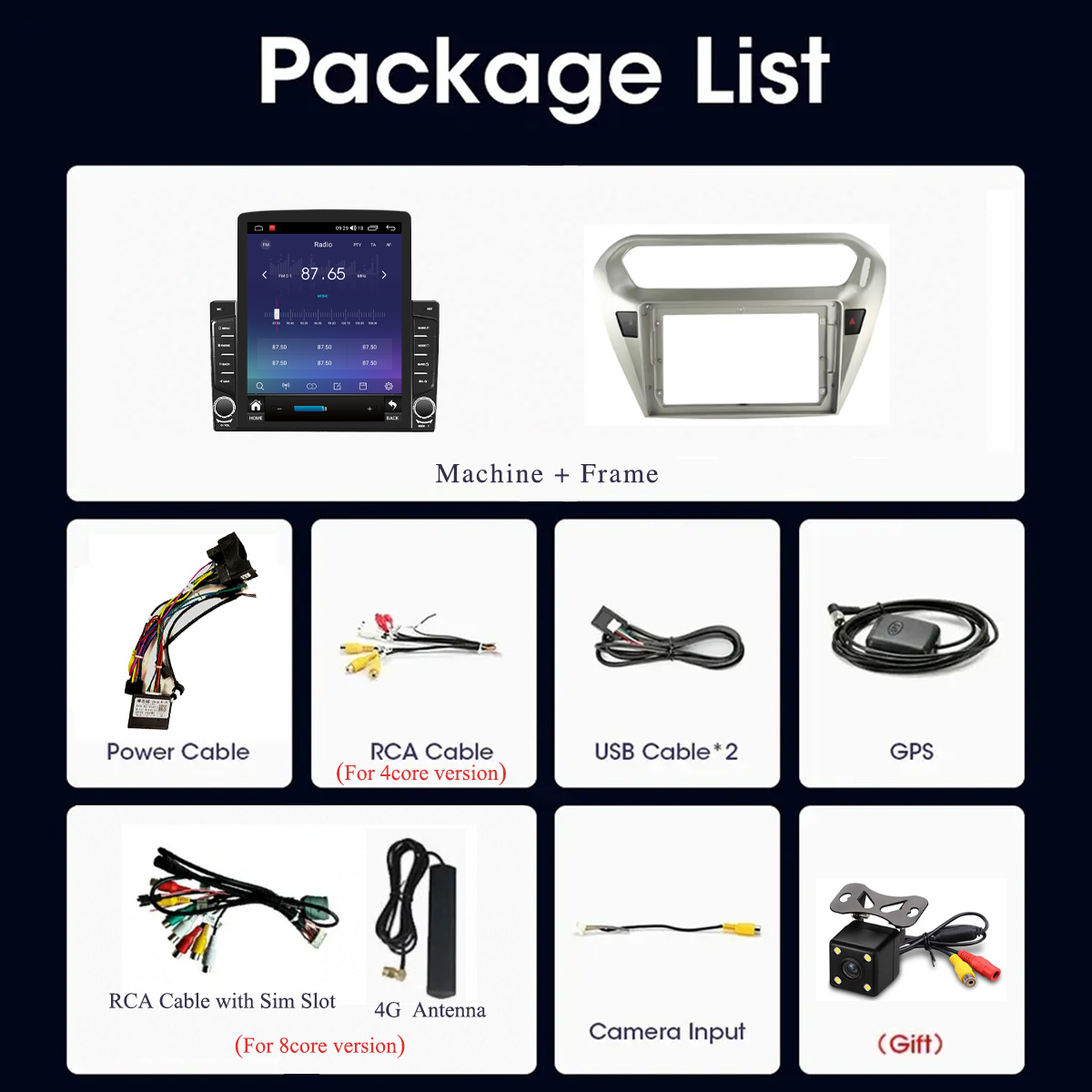 8G+128G Android 14 For Peugeot - Tablet Danish Mobile & Accessories 评论和价格