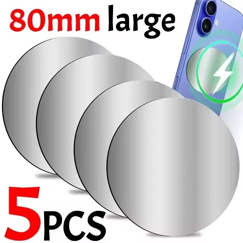 1-5PCS 8CM Magnetic Metal Plat - Car Accessories Tablet Holder 评论和价格