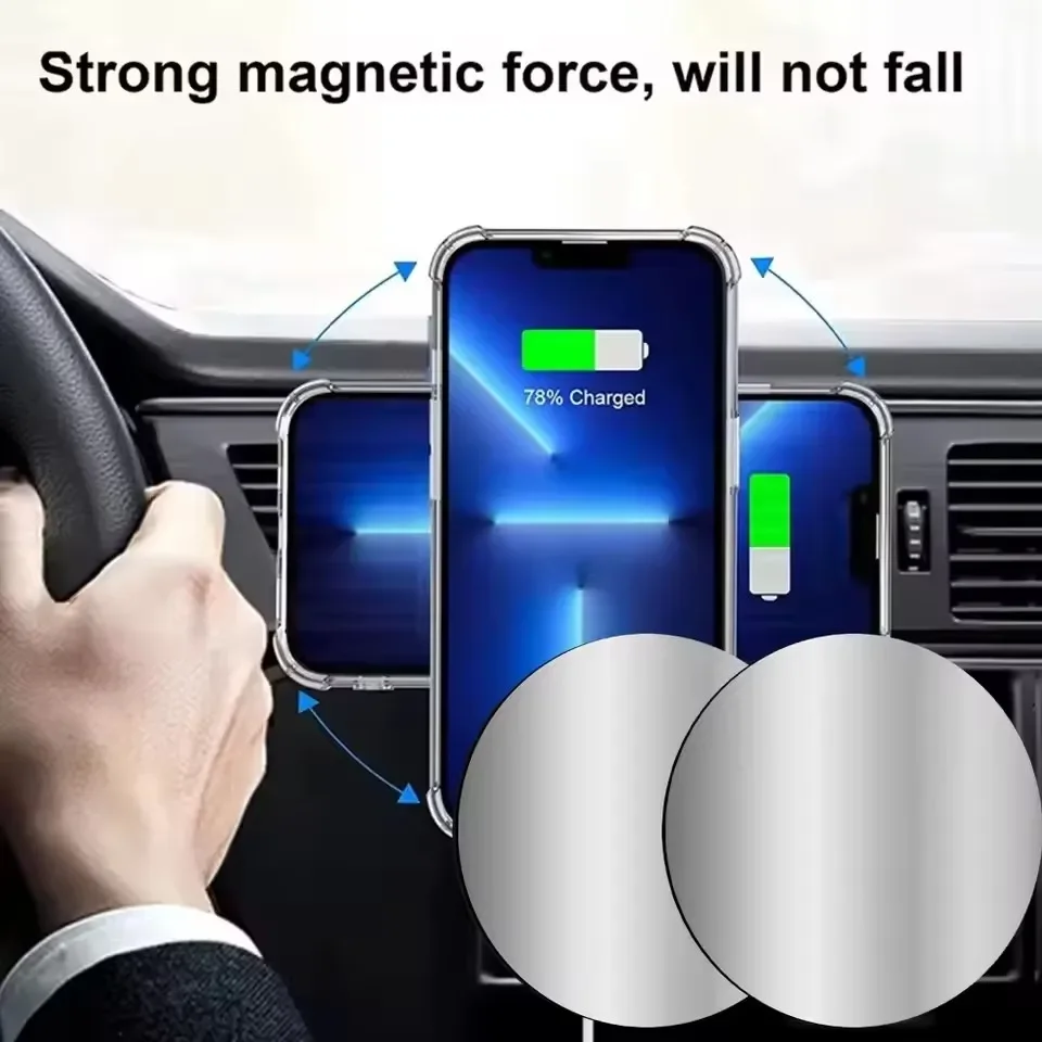 1-5PCS 8CM Magnetic Metal Plat - Car Accessories Tablet Holder 评论和价格