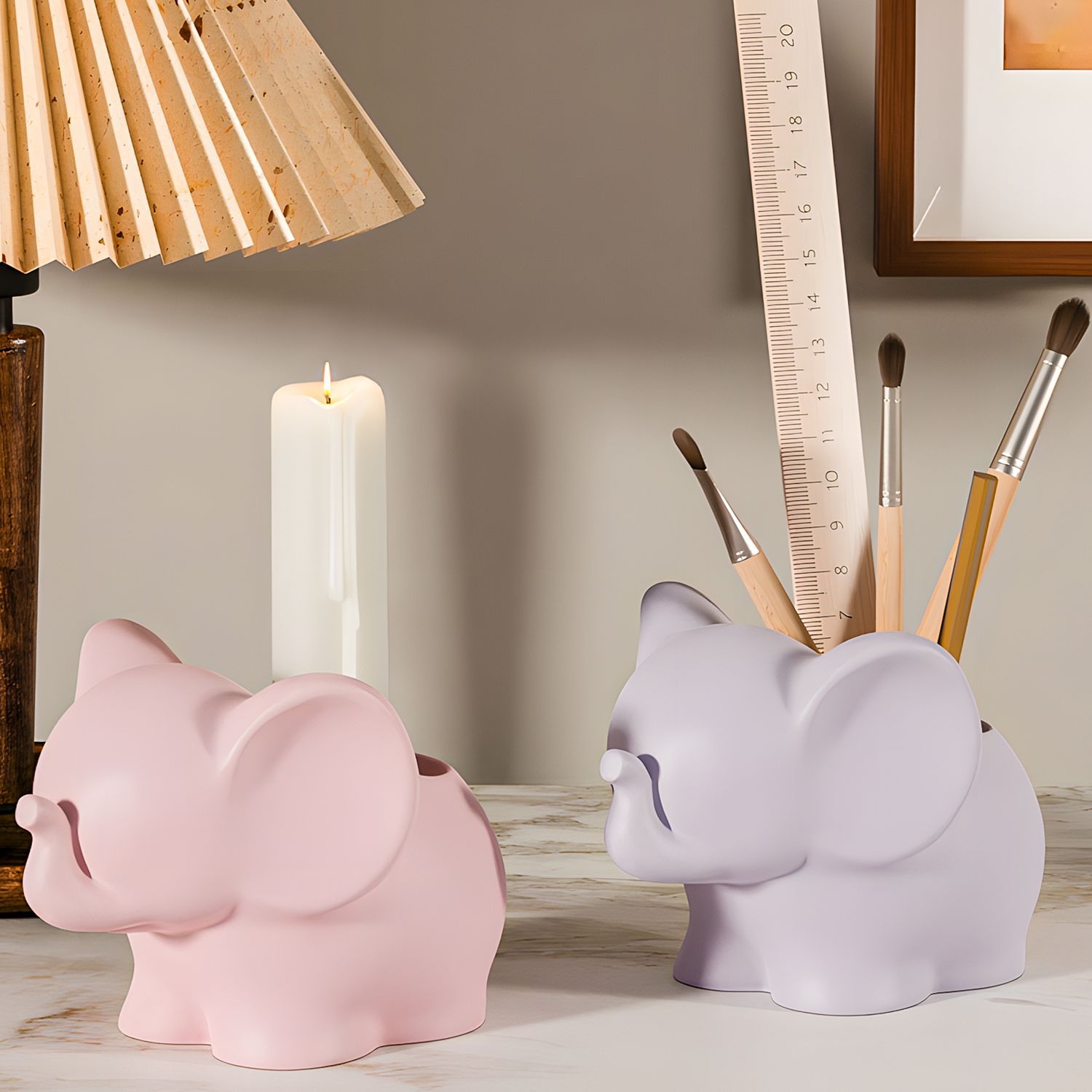 DIY Elephant Storage Cup Resin - Case With Pencil Holder 评论和价格
