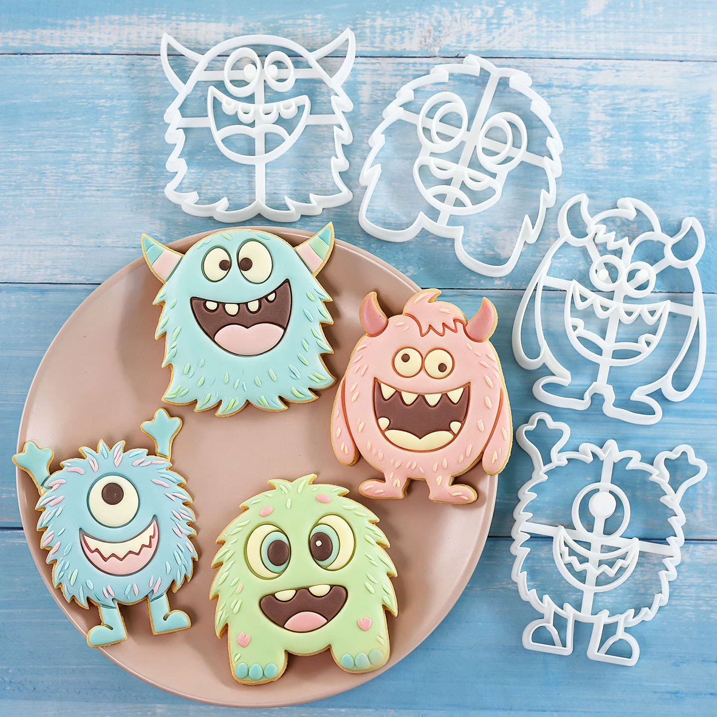 1 Pc/4 Pcs Large Monster Cooki - Tablet Accessories Aesthetic 评论和价格