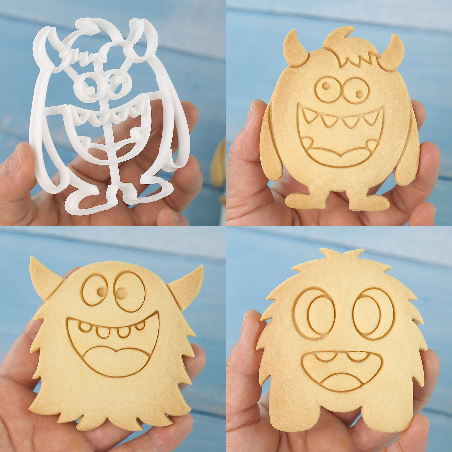1 Pc/4 Pcs Large Monster Cooki - Tablet Accessories Aesthetic 评论和价格