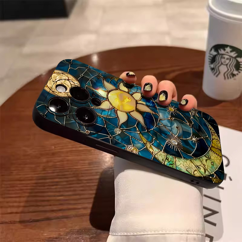 Aesthetic Sun Moon Print Phone - Tablet Accessories Aesthetic 评论和价格
