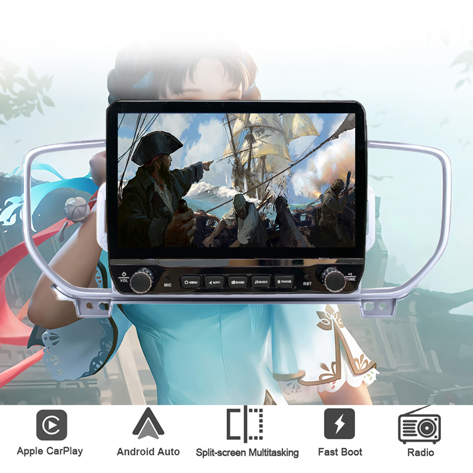 Android 14 Autoradio Multimedi - Tablet Danish Mobile & Accessories 评论和价格