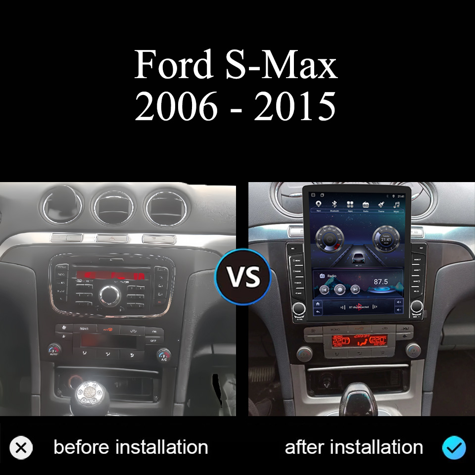 Android 14 8G+128G Car Radio F - Tablet Danish Mobile & Accessories 评论和价格