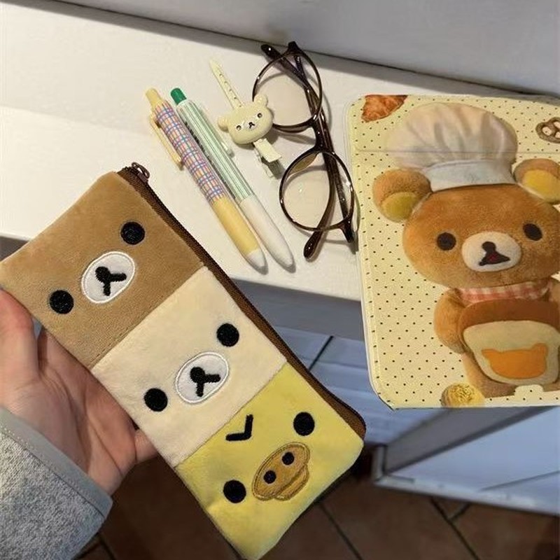 Ins Style Rilakkuma Splice Pen - Case With Pencil Holder 评论和价格
