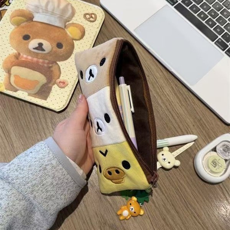 Ins Style Rilakkuma Splice Pen - Case With Pencil Holder 评论和价格