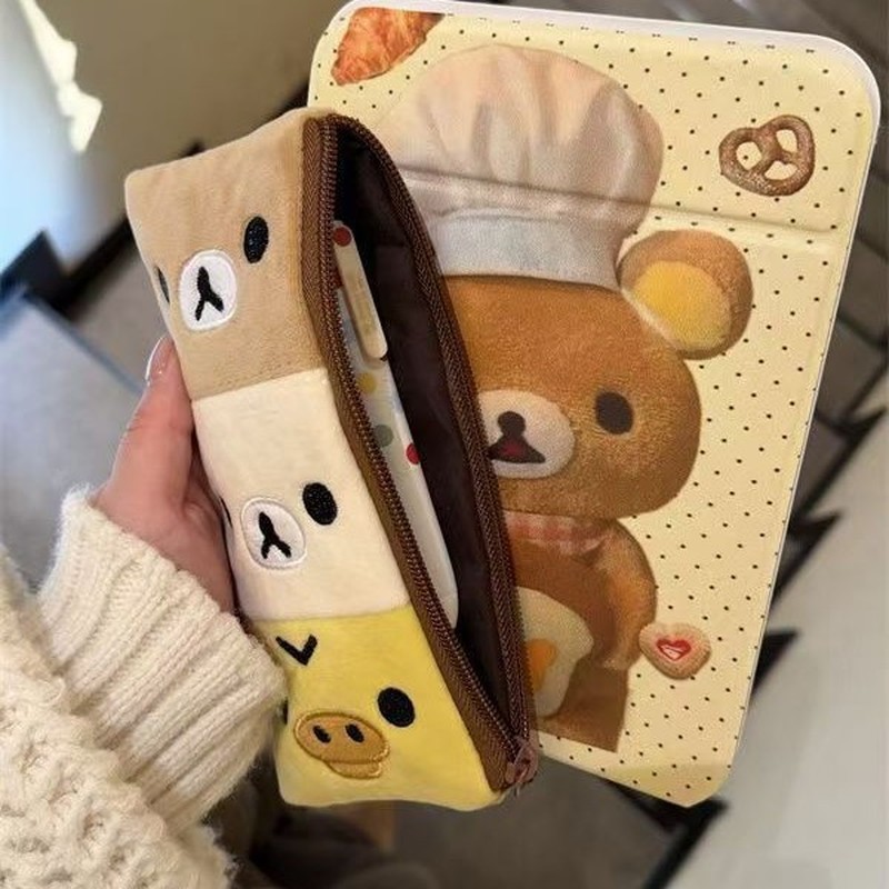 Ins Style Rilakkuma Splice Pen - Case With Pencil Holder 评论和价格