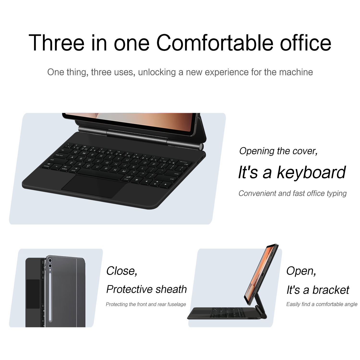 Magic Keyboard Folio for Samsu - Tablet Keyboard Case 评论和价格